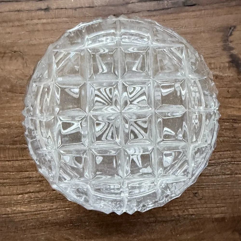 Vintage Crystal jewelry trinket box nachtmann, Bavaria w. Germany mid-1980s